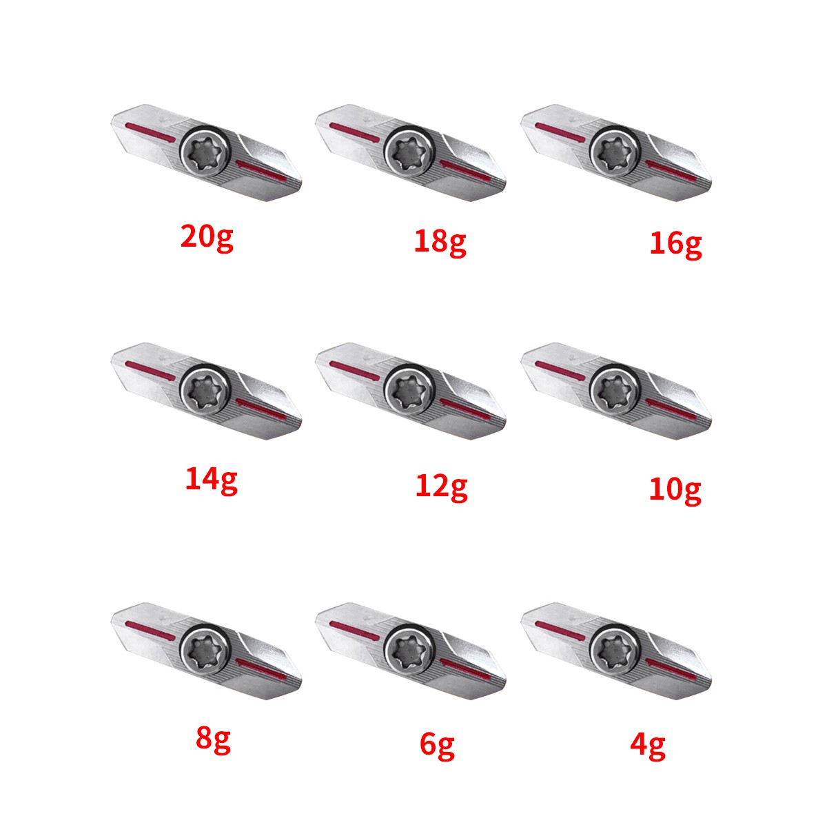 Card Golf Ping G410 4g - 20g Mới (18G)