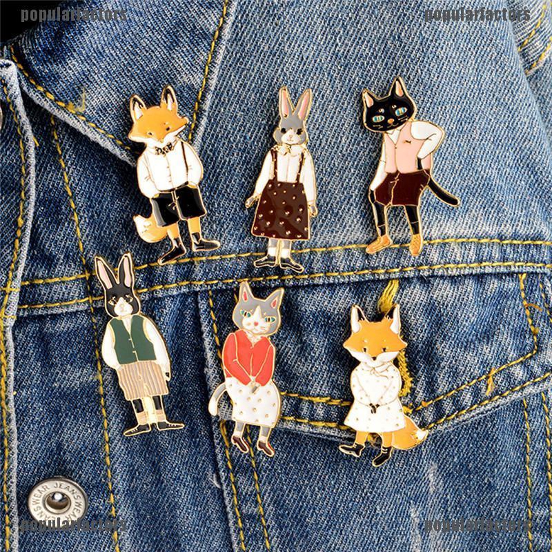 Ghim Cài Áo Hình Mèo Dễ Thương