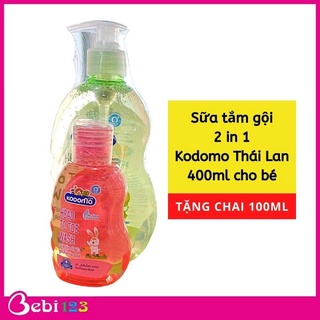Sữa tắm gội 2 in 1 kodomo thái lan 400ml cho bé