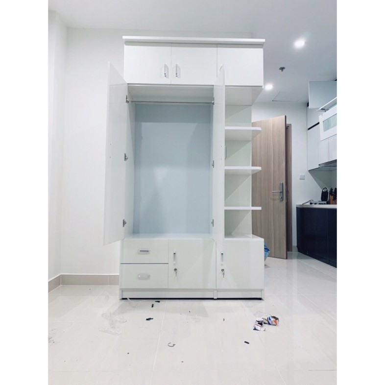 Tủ Quần Áo [ FREE SHIP ] Tủ Nhựa Đài Loan Chịu Lực Tốt Cao 2m4. | BigBuy360 - bigbuy360.vn