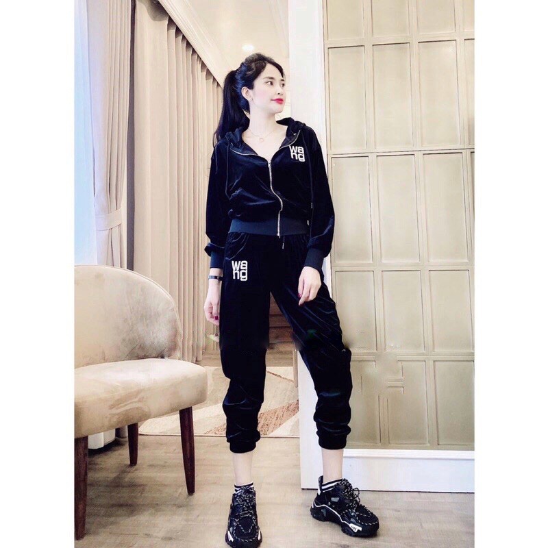 SÉT BỘ NHUNG THÊU CHỮ