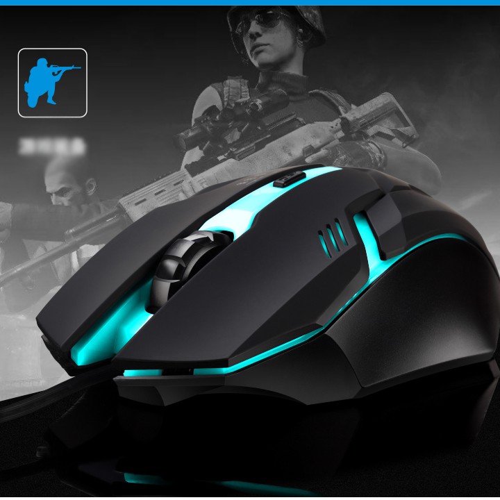 Chuột led đa màu K2 phong cách gamer