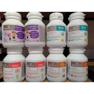 Trọn Bộ Canxi, Dha, Kẽm, Lysin (Bioisland)