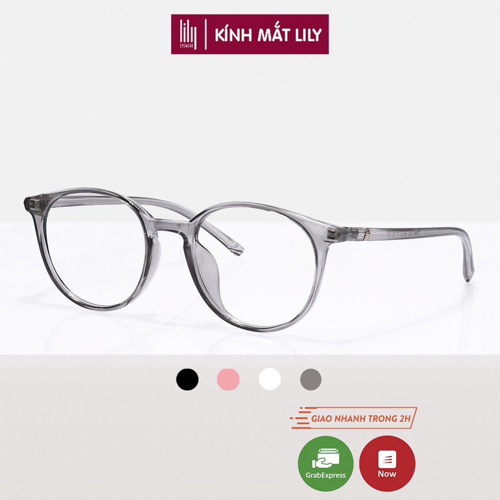 Gọng kính tròn chất liệu nhựa dẻo phụ kiện thời trang nữ Lilyeyewear 203 nhiều màu