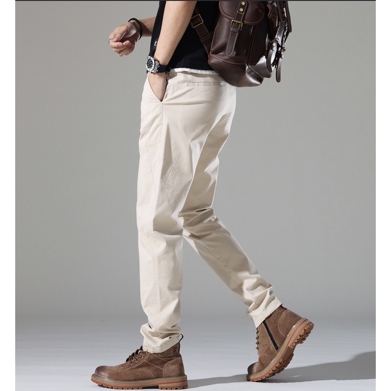 Quần Kaki Nam Chất Cao Cấp Co Giãn Tôn Dáng Phong Cách