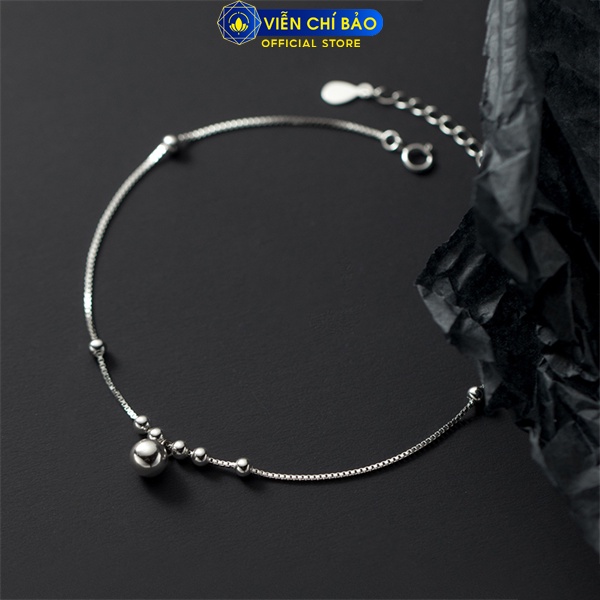 Lắc chân bi bạc nữ chất liệu bạc 925 thời trang phụ kiện trang sức nữ Viễn Chí Bảo L500056
