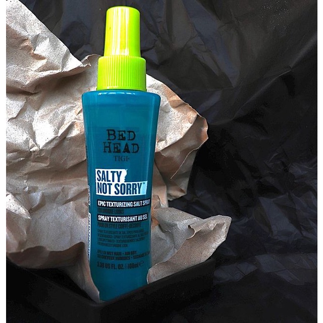 XỊT MUỐI KHOÁNG TẠO KIỂU KẾT CẤU LINH HOẠT TIGI BEDHEAD SALTY NOT SORRY 100ML