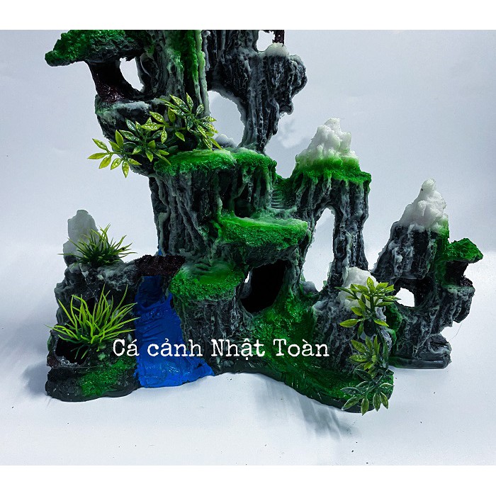 TIỂU CẢNH TRANG TRÍ HỒ CÁ NON BỘ 30x10x32cm