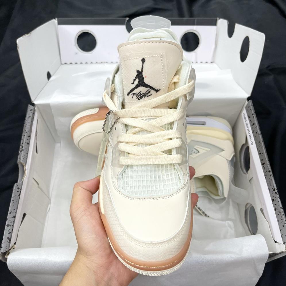 Giày Sneaker Jordan 4 Off White Full Box Full Phụ Kiện Freeship | BigBuy360 - bigbuy360.vn