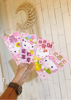 Bao lì xì Hello Kitty hồng