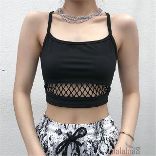 ☆➔❤Phụ Nữ Rỗng Ra Lưng Không Tay Màu Đen Thời Trang Băng Bustier Ống Áo