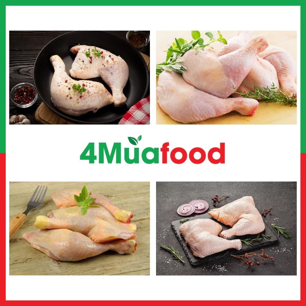 Đùi Gà Góc Tư đã tháo khớp Việt Nam - Đóng túi zip hút chân không - Nhập khẩu 4Muafood