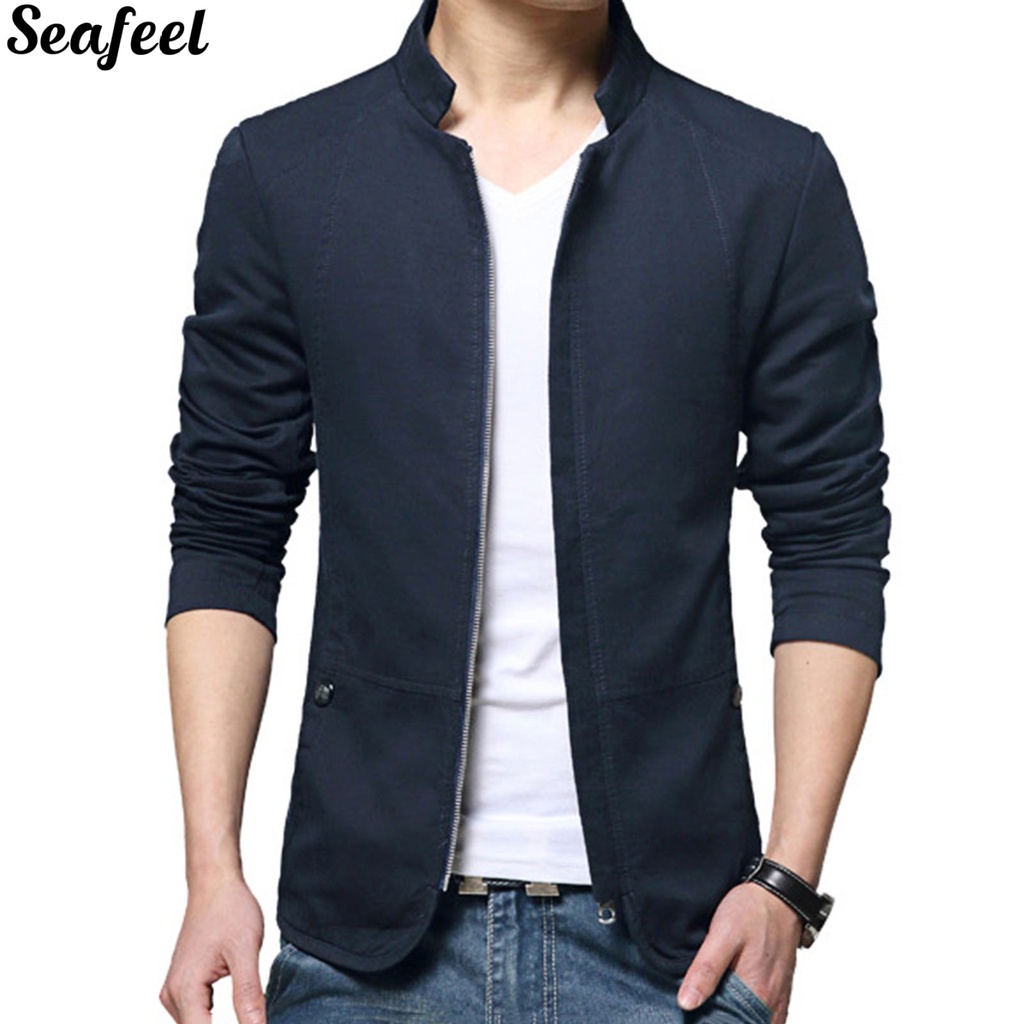 Áo Khoác Cổ Đứng Size Lớn Thời Trang Công Sở Thanh Lịch