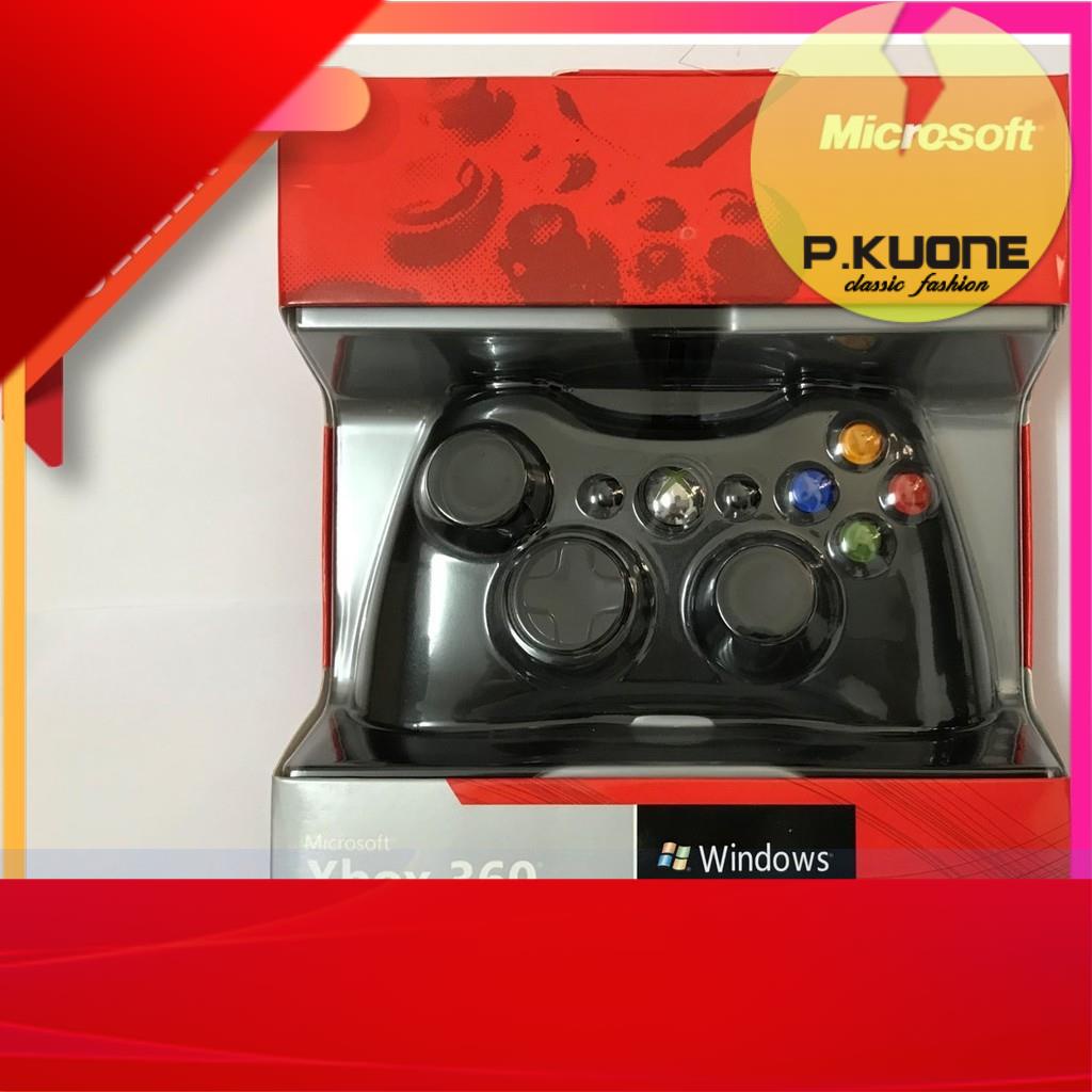( CHÍNH HÃNG ) Tay Cầm Xbox 360 Có Dây Chĩnh Hãng Chơi Game Tối Ưu Cho PC / FO3 / FO4 | TOP BÁN CHẠY