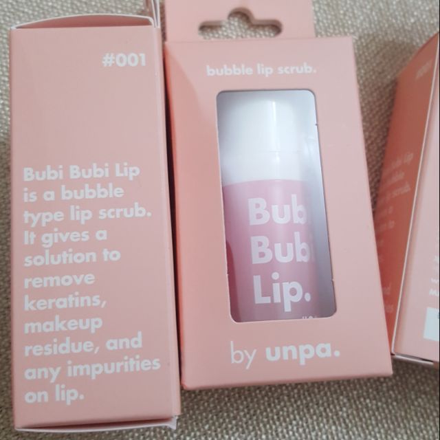 [Auth] Tẩy tế bào chết môi Bubi Bubi Lip