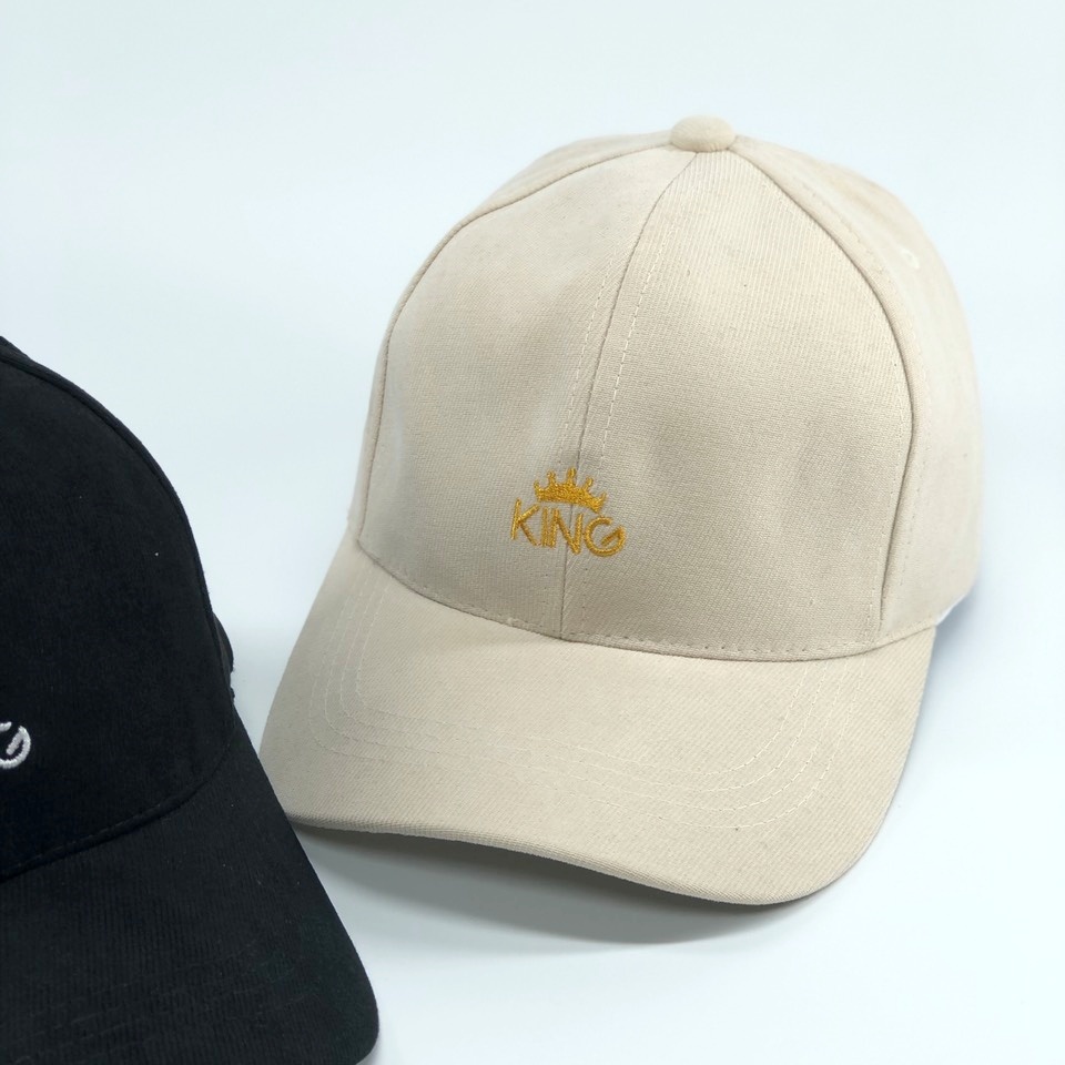 MŨ LƯỠI TRAI NAM NỮ THÊU KING CÁ TÍNH