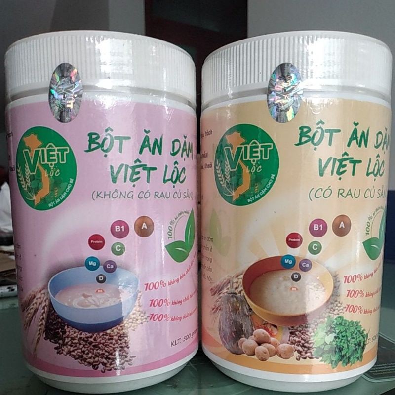 Bột ăn dặm cao cấp Mom beauty - Bột ăn dặm Việt Lộc cho bé 4m+ (hộp 500gr)