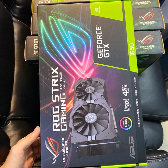 [Mã ELCLJUN giảm 7% đơn 500K] VGA GTX1650 Asus Rog Strix Gaming | BH Viết Sơn 36 tháng