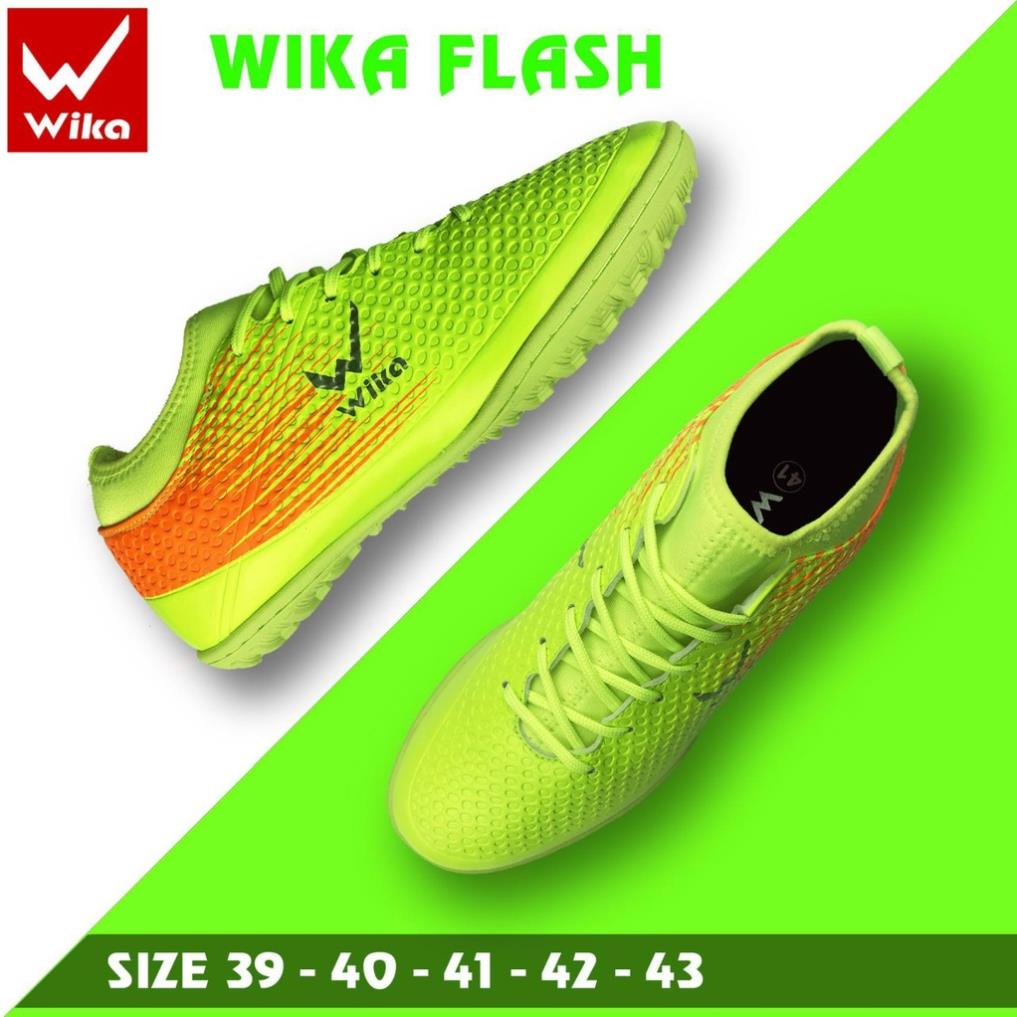 Giày Bóng Đá WIKA Chính Hãng Da Phủ PU Cao Cấp Chống Bong Tróc, Đế Mềm Dẻo, Đinh Bám Sân 2017 PU-3