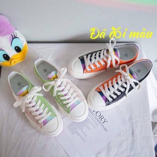 [ Đổi màu ] Giày thể thao nữ cổ thấp đổi màu, giày sneaker nữ ra nắng đổi màu siu hot