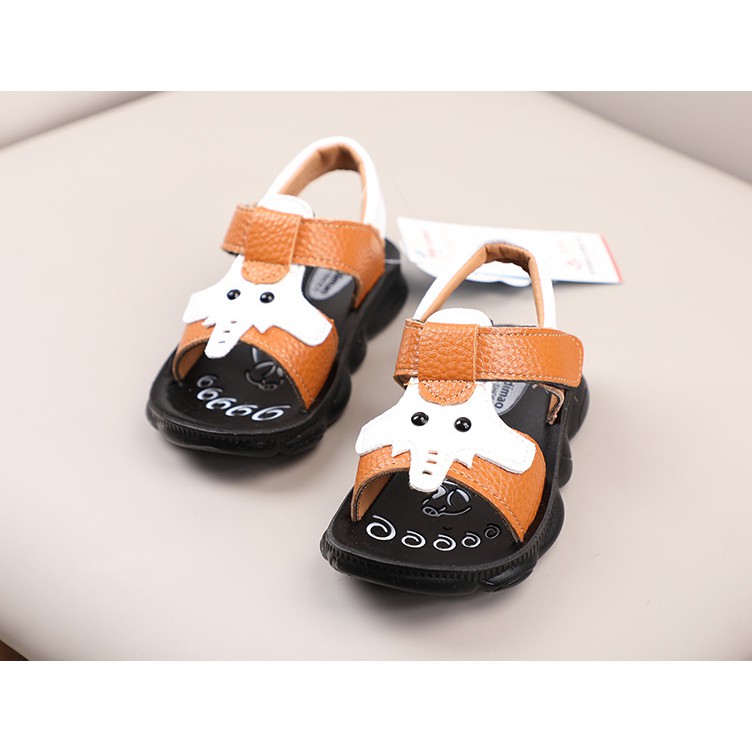 sandal bé trai size 21-25 da mềm voi khâu