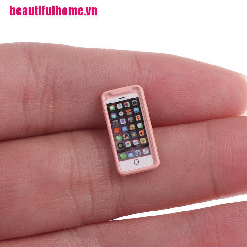 1 Mô Hình Điện Thoại Mini Tỉ Lệ 1 / 12 Xinh Xắn Dành Cho Búp Bê