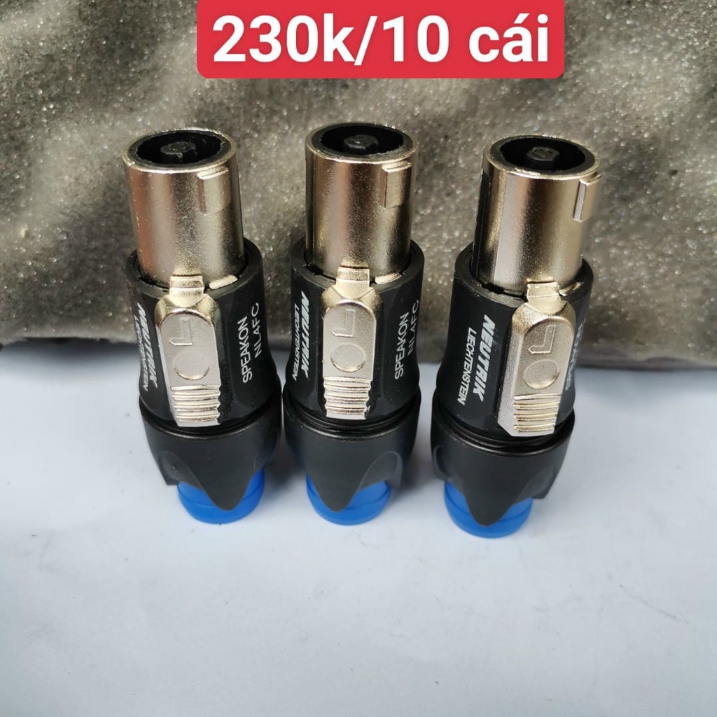 Jack cắm loa speakon neutrick xịn 22k/1 cái