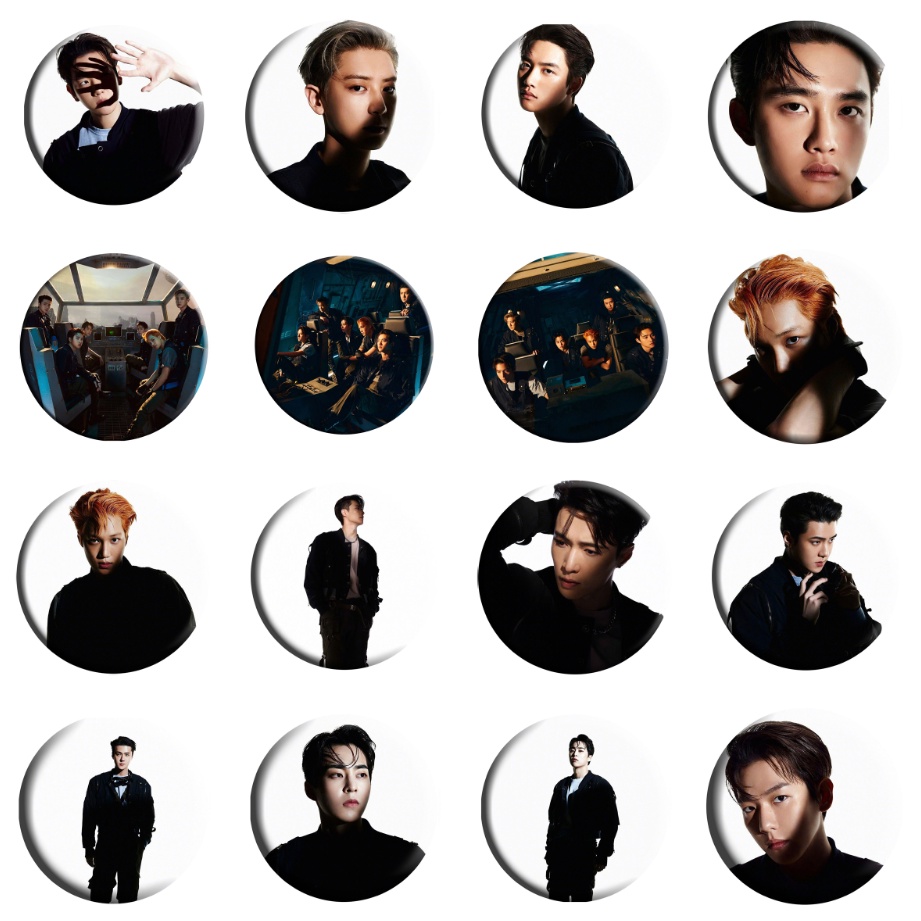 Huy hiệu IN HÌNH Don't Fight The Feeling EXO dễ thương tiện lợi idol thần tượng kpop