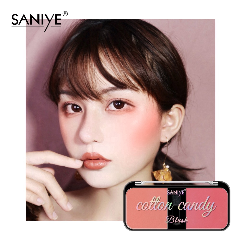 [Hàng mới về] Bảng phấn má 2 màu sắc tông lì thương hiệu SANIYE E0226 | BigBuy360 - bigbuy360.vn