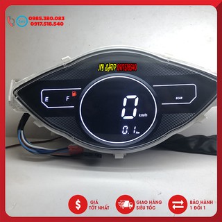 ĐỒNG HỒ ĐIỆN TỬ CHO XE WAVE ALPHA 2017 - 2019, WAVE RS, WAVE 110 MẪU 2020 CỰC ĐẸP TÍCH HỢP PHAO XĂNG 2,3 DÂY ĐỀU DÙNGƯỢC