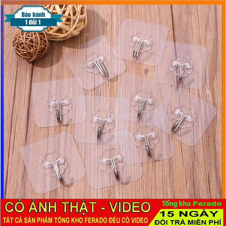 Móc dán tường treo đồ siêu dính chịu lực 10KG