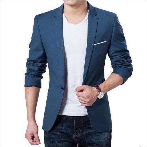 Hugo Áo Khoác Blazer Chất Liệu Cotton Co Giãn Thời Trang Cho Nam Đen