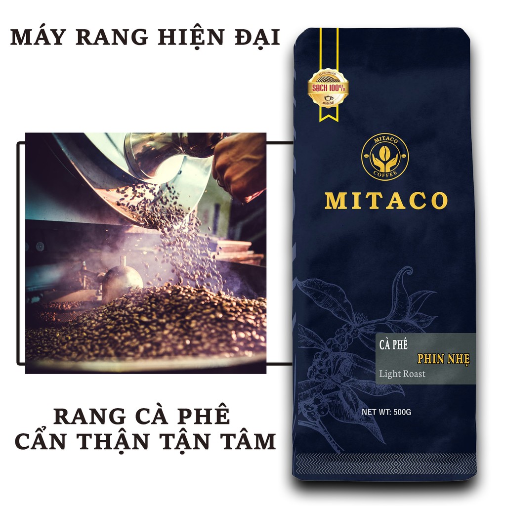 Cà Phê Phin Nhẹ MITACO COFFEE (Gói 500g)