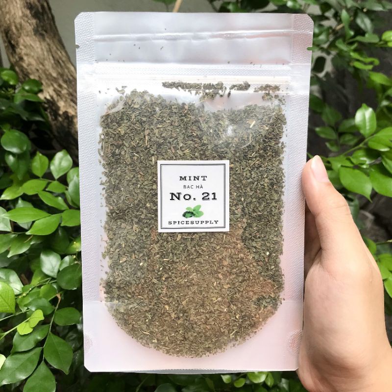 Dry Mint - Bạc hà sấy nhập khẩu làm trà bánh peppermint 25g 100g | BigBuy360 - bigbuy360.vn