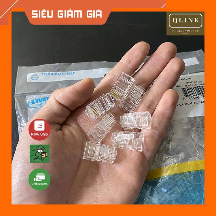 Hạt mạng Cat6 RJ45 amp commscope LUVIBA RJ45