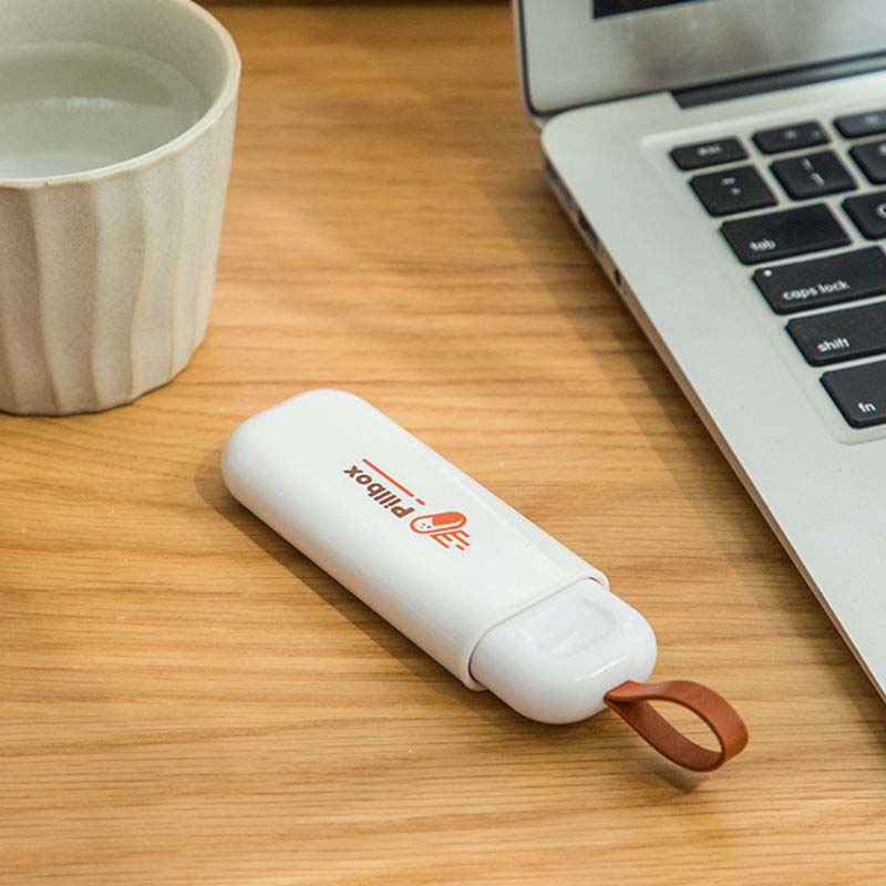 Hộp thuốc mini 3 ngăn thiết kế đơn giản du lịch tiện lợi