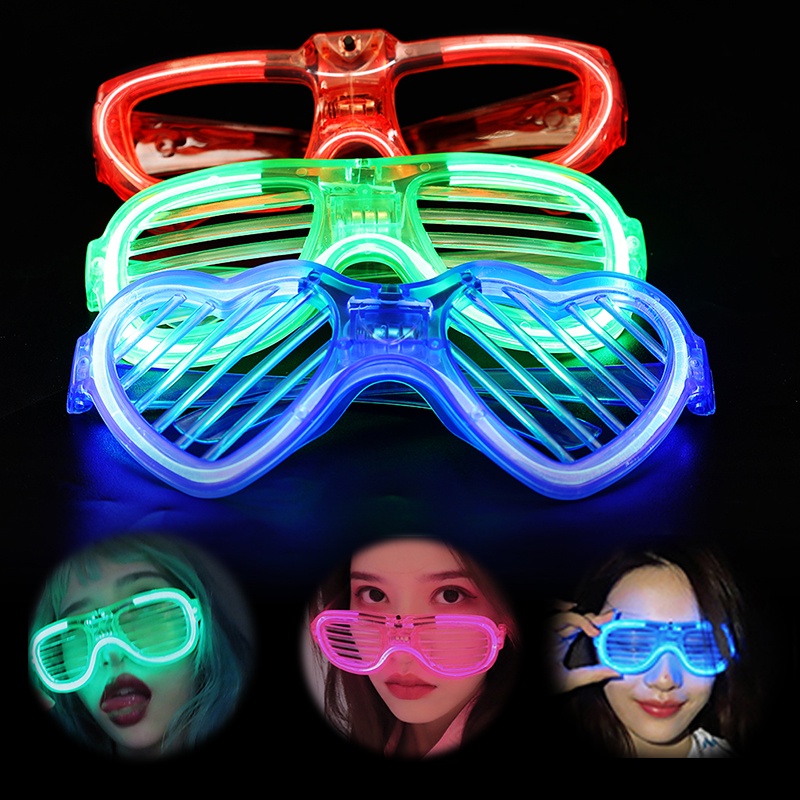 Mắt kính có đèn LED nhiều màu sắc tùy chọn kiểu dáng