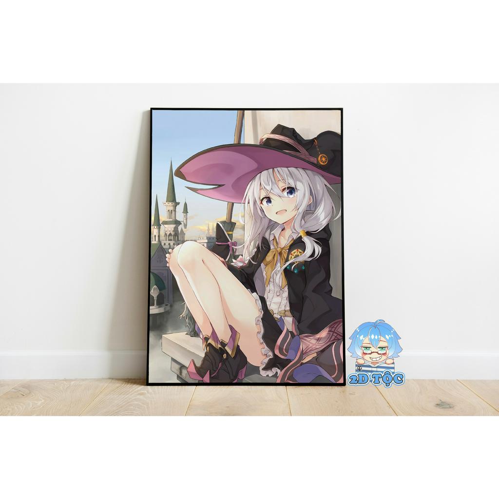 TRANH POSTER A3 Anime Manga Hành trình của Elaina Majo no Tabitabi (1) CHẤT LIỆU GIẤY CAO CẤP - 2D Tộc Shop