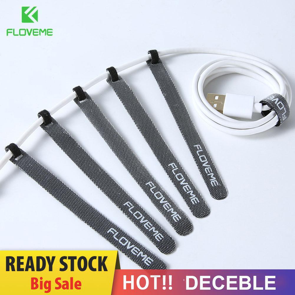 Set 5 sợi dây quấn cáp sạc/cáp dữ liệu dài 14cm