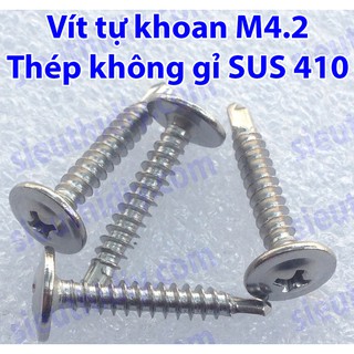 Vít tự khoan đầu lồi M4.2 bằng thép không gỉ SUS 410