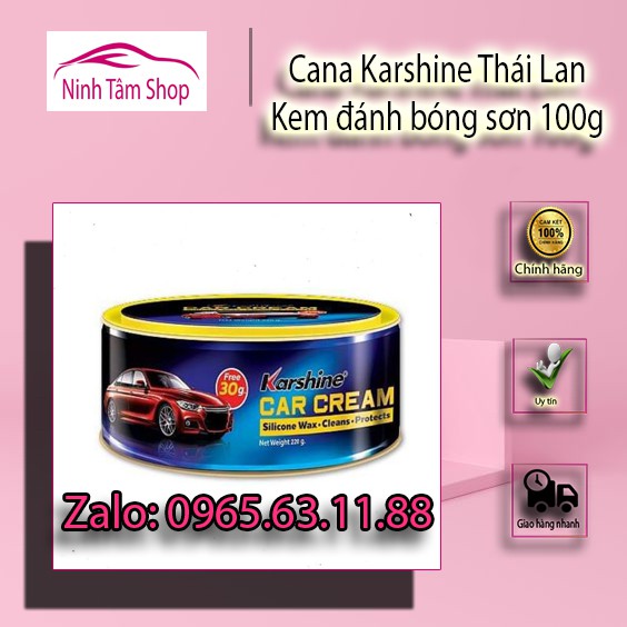 Cana Karshine thái lan 100g (Kem đánh bóng sơn)