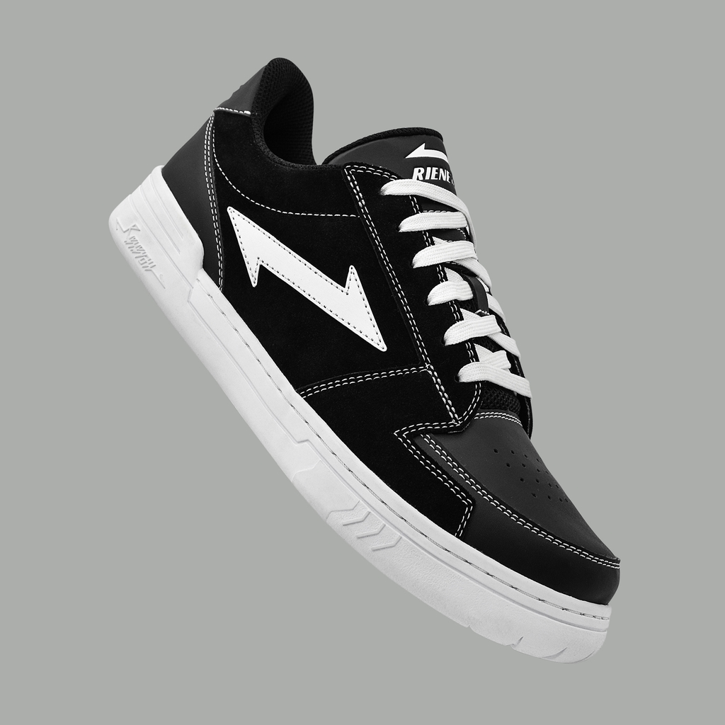 [Mã FAGREEN245 giảm tới 30K đơn 99K] Giày Sneaker RieNevan - RN541 [phối màu Đen - Trắng] | BigBuy360 - bigbuy360.vn