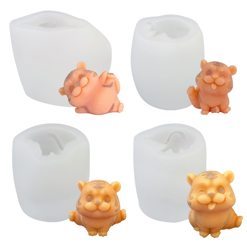 Khuôn silicone tạo hình làm nến/sô cô la kích thước đơn giản DIY