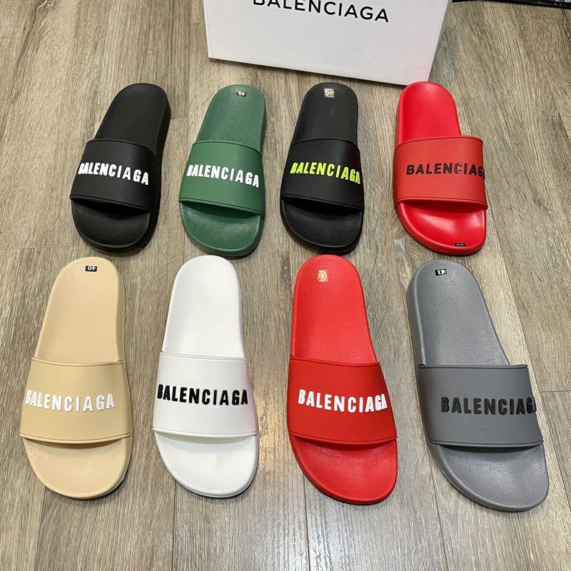 Dép Balenciaga Cao Cấp - Dép Nam full box - Dép Quai Ngang Nam Có