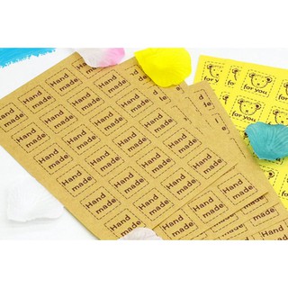 Tem dán bánh handmade - hàng có sẵn