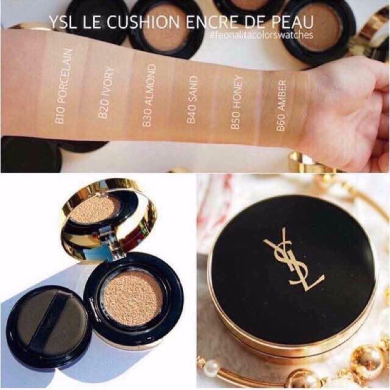 Phấn Nước / Cushion #YSL Le Cushion Encre De Peau - Fusion Ink Foundation SPF 23/ PA++