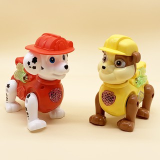 Đồ chơi chó cứu hộ PAWTROL dắt dây chạy pin có đèn nhạc siêu cute cho bé