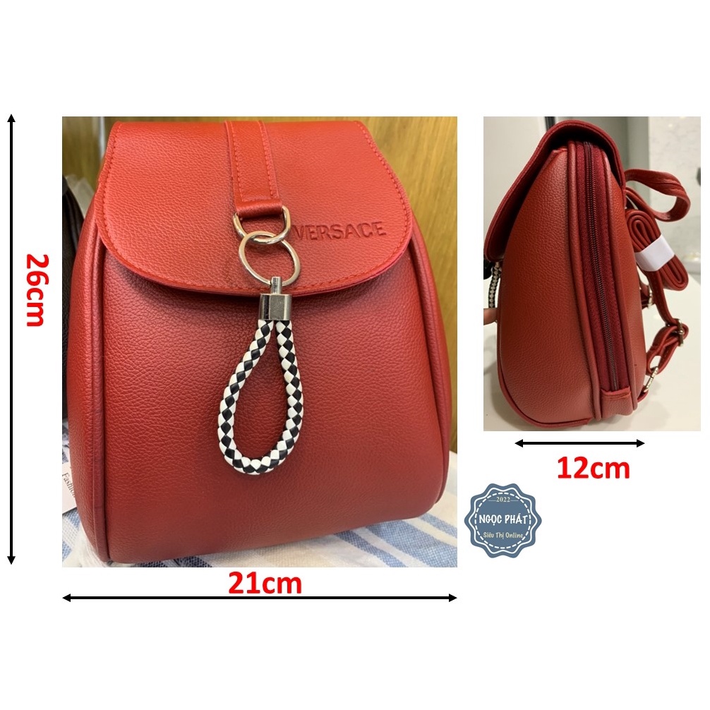 BALO NỮ VERSACE - CHẤT LIỆU DA- ĐẸP- KIỂU DÁNG TRẺ TRUNG NĂNG ĐỘNG, 5 NGĂN
