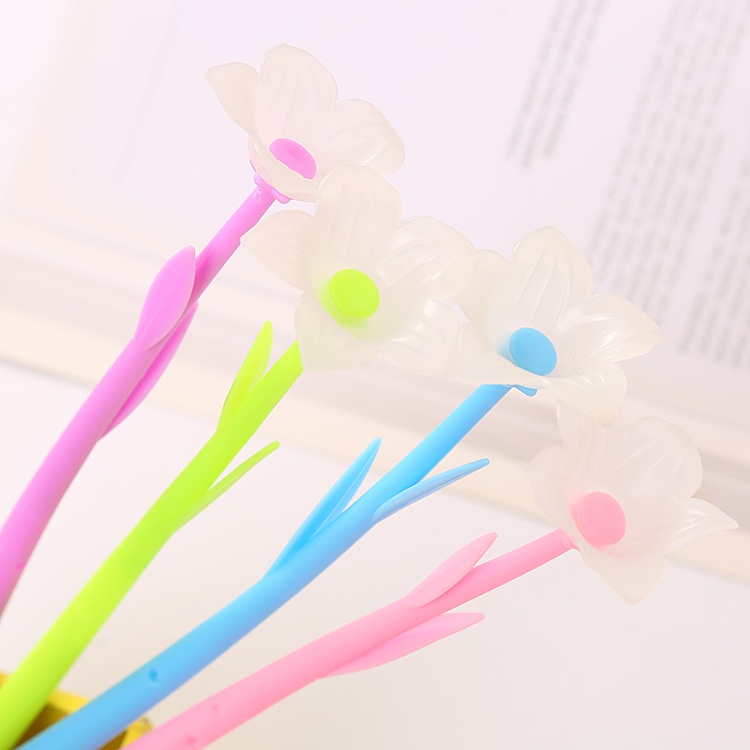 Bút Mực Nước Thay Đổi Màu Sắc Hình Bông Hoa Đáng Yêu Sáng Tạo