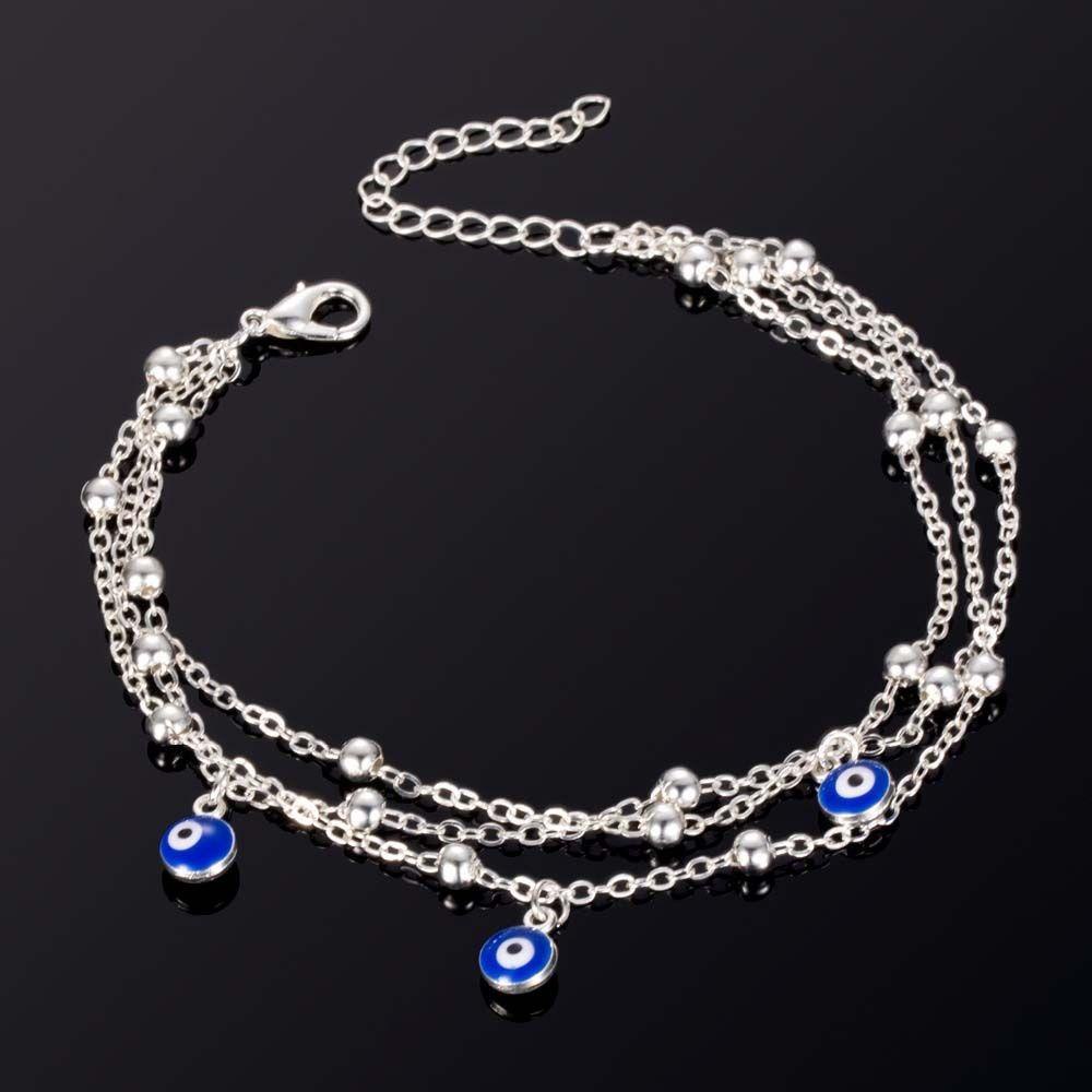 Lắc Chân Hình Mắt Quỷ Phong Cách Bohemian Thời Trang Cho Nữ